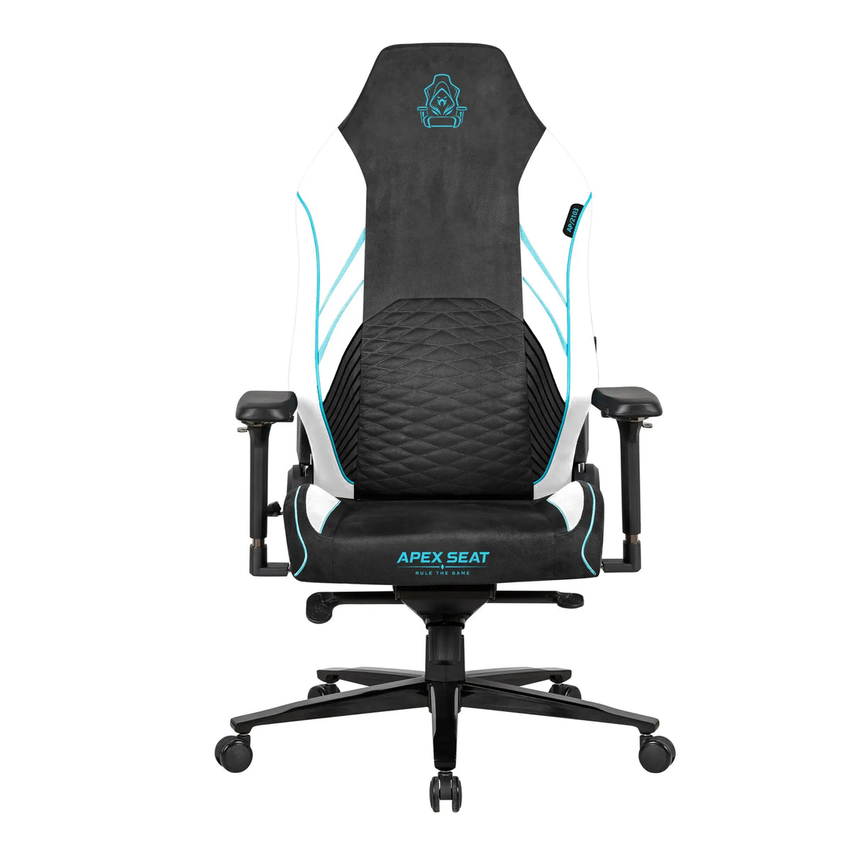 APEX SEAT ViCity Gaming Chair – Microsuede + PU Leather, 90°–141° Recline, 4D Magnetic Armrests, 4-Way Lumbar Support, Magnetic Headrest & Class 4 Gas Lift, 180kg Max | DARK GREY