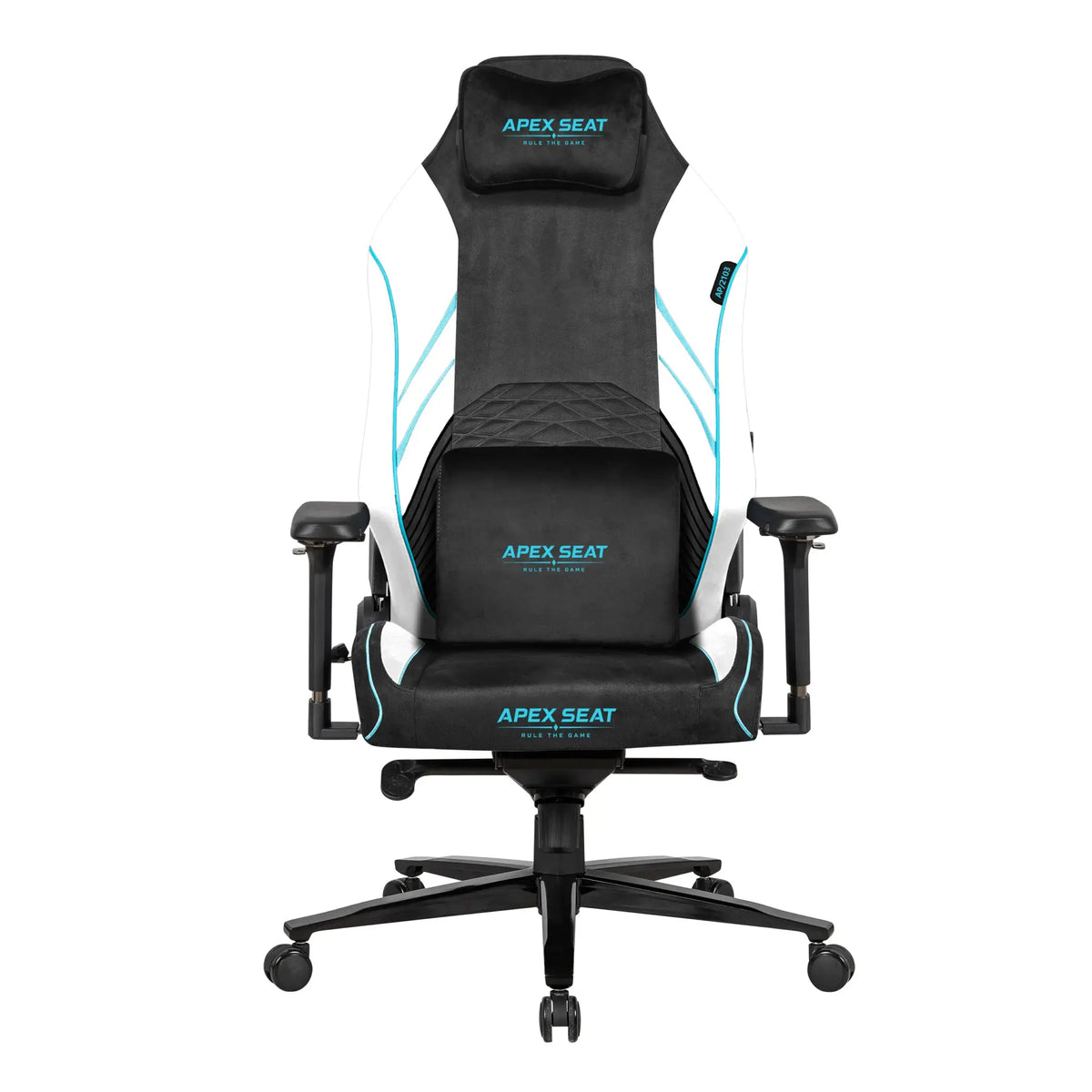 APEX SEAT ViCity Gaming Chair – Microsuede + PU Leather, 90°–141° Recline, 4D Magnetic Armrests, 4-Way Lumbar Support, Magnetic Headrest & Class 4 Gas Lift, 180kg Max | DARK GREY