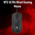 BLOODY W72 ULTRA Wired Gaming Mouse – Alpha 20K Sensor, 62g Lightweight, 4M Memory, 2000Hz, RapidSnap Rebound, LOD Switch, FPS-Ready – Black
