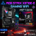 ASUS ROG Strix X870E-E Gaming WiFi AMD AM5 X870 ATX Motherboard 18+2+2 Power Stages, Dynamic OC Switcher, Core Flex, DDR5 AEMP, WiFi 7, 5X M.2, PCIe® 5.0, Q-Release Slim, USB4®, AI OCing & Networking