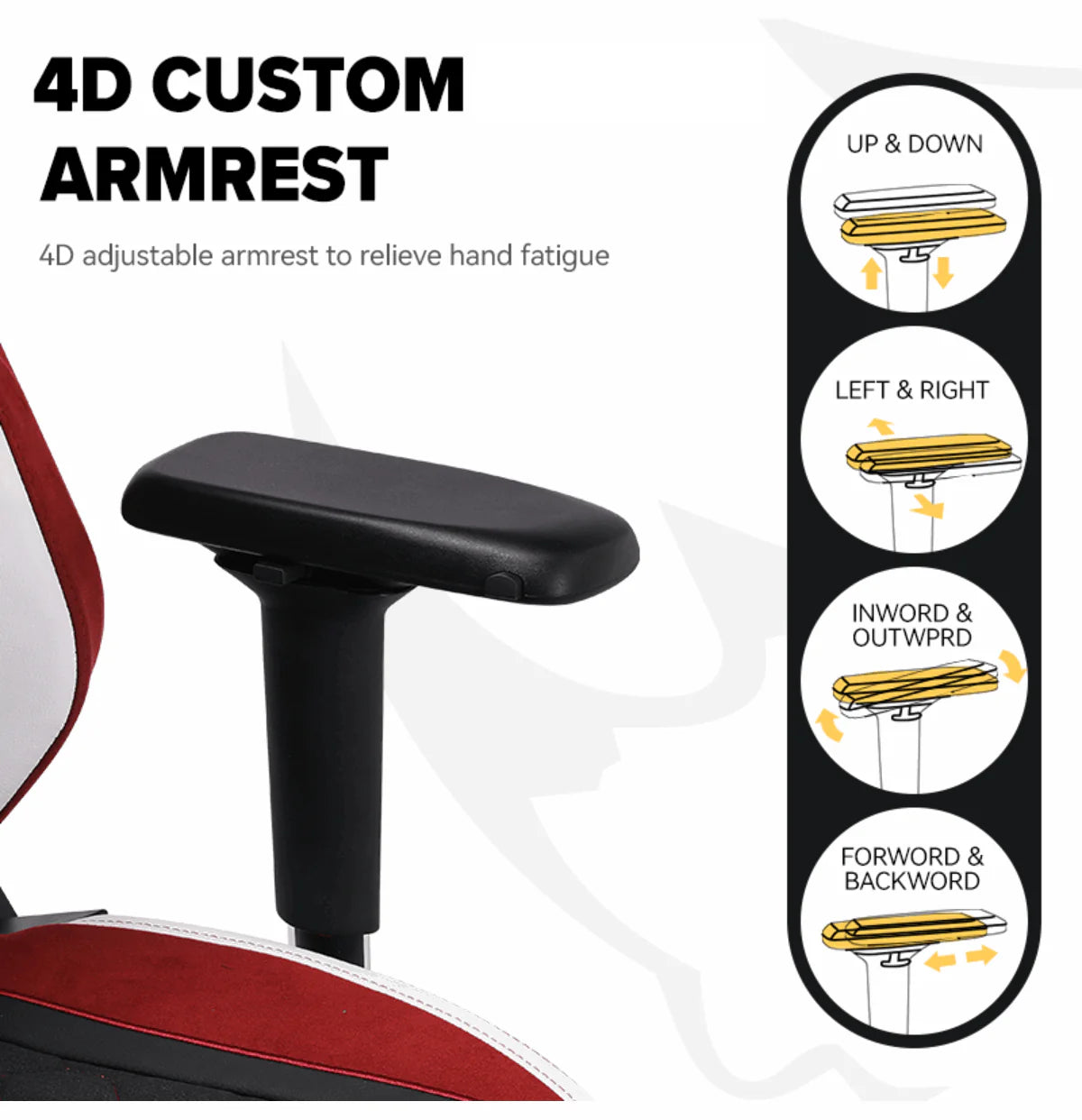 APEX SEAT “Ignition XL” Gaming Chair With 160KG Capacity, PU+Velvet+Suede Upholstery, Recline 90–141°, 4D Armrests, Magnetic Headrest, Class-4 Gas Lift, Frog Mechanism, Iron Base , ≤160KG Capacity| RACING BLACK RED WHITE