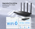 TP-Link AX1500 Dual-Band Gigabit Wi-Fi 6 Router, Gigabit Ports, up to 1.5 Gbps, WPA3 Security, Boosted Coverage, Gaming & Streaming, Smart Home (Archer AX12)