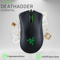 Razer DeathAdder Essential Optical Esports Gaming Mouse | 6400 DPI Precision Sensor | 5 Programmable Buttons | Mechanical Switches 10M Clicks | Ergonomic Right-Handed Design | BLACK