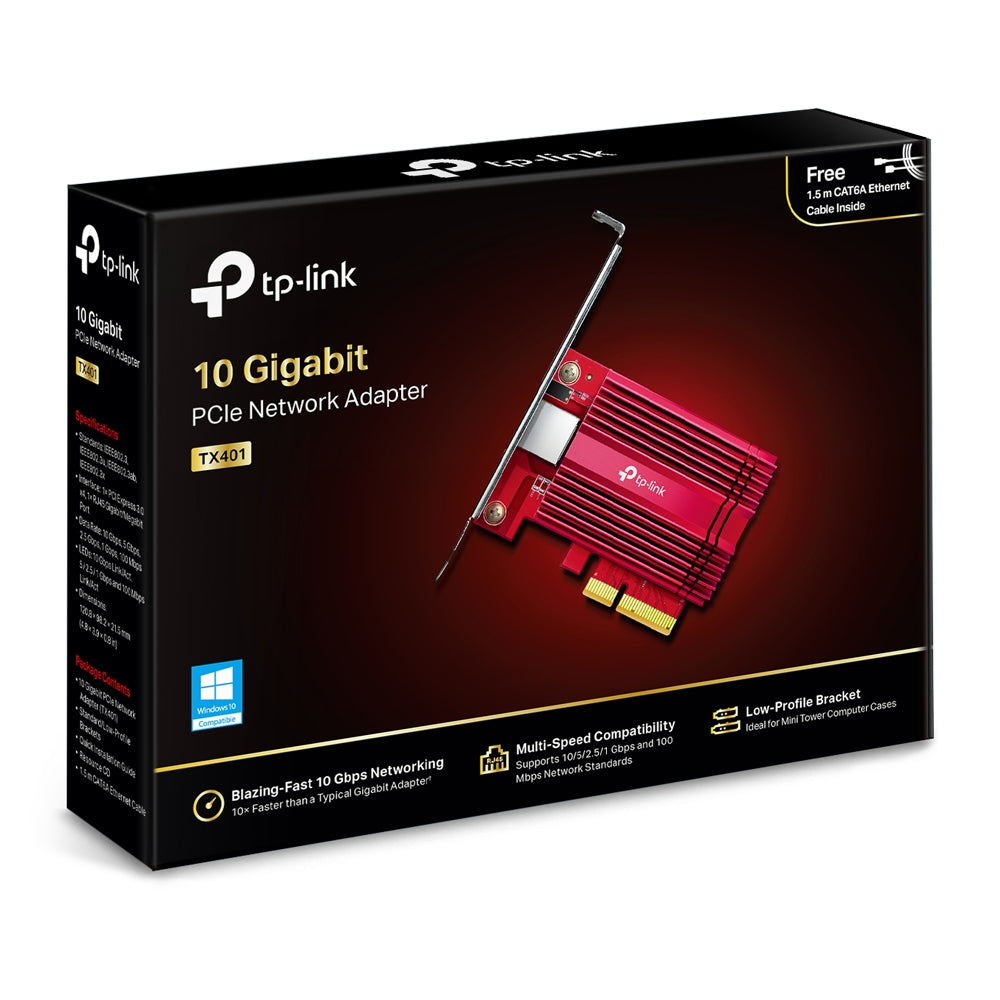 TPLINK TX401 10 GIGABIT PCIE NETWORK ADAPTER