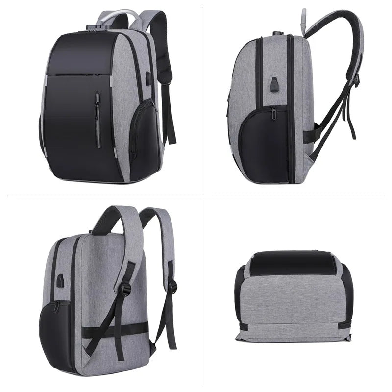 laptop-backpack-business-travel-expandable-usb-charging-port-156-waterproof-password-lock-anti-theft