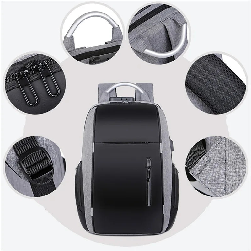 laptop-backpack-business-travel-expandable-usb-charging-port-156-waterproof-password-lock-anti-theft