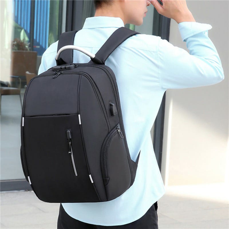 laptop-backpack-business-travel-expandable-usb-charging-port-156-waterproof-password-lock-anti-theft