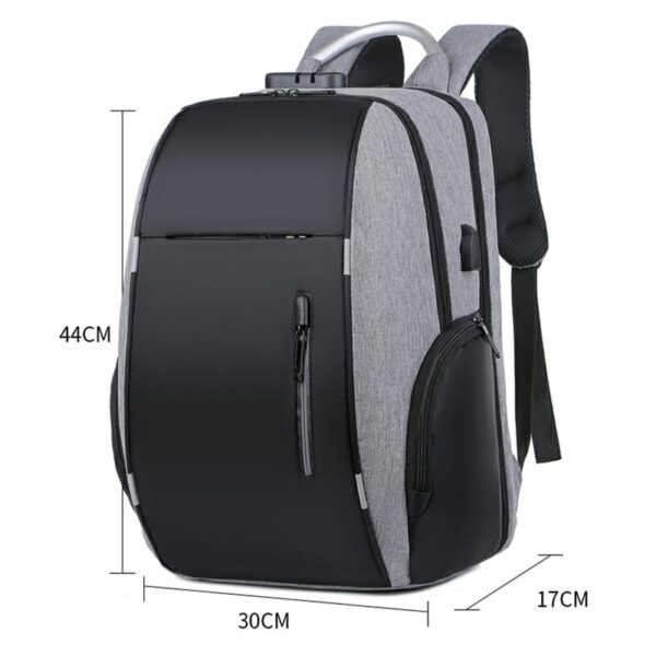 laptop-backpack-business-travel-expandable-usb-charging-port-156-waterproof-password-lock-anti-theft