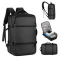 Laptop Backpack – Holds up to 15.6″ Laptops & Tablets – Waterproof – Ergonomic Softback – Electronics Impact Protection – Luggage Strap – Organized Pockets – Suitable for Travel, University , Collage , School – BLACK