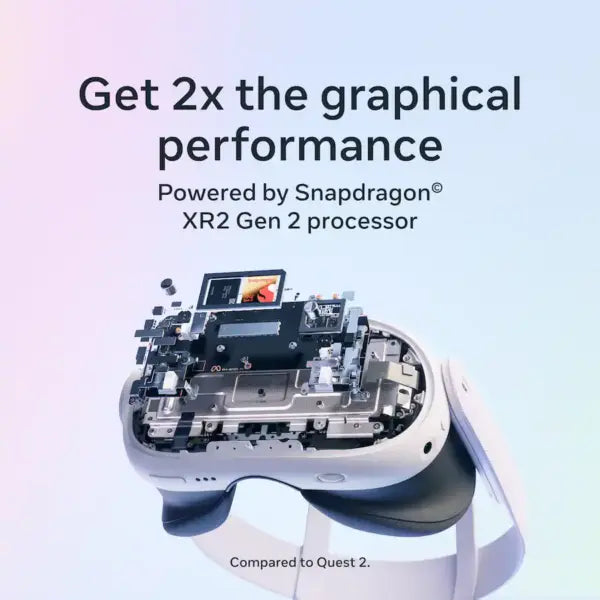 Meta Quest 3 512GB VR/MR Headset, 4K+ Infinite Display, Snapdragon XR2 Gen 2, 8GB RAM, 120Hz, Pancake Lenses, Wi‑Fi 6E & Touch Plus Controllers | 3 DAYS WARRANTY ONLY