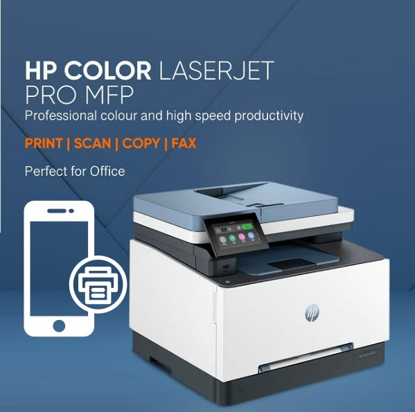 HP Color LaserJet Pro MFP 3303sdw – Wireless, Print, Scan, Copy Multifunction Printer with 25 ppm ; Automatic Duplex 2-Sided Printing ; True-to-Life Colors ; Built-in dual-band Wi-Fi ; Hi-Speed USB 2.0 & 10/100Base-TX Ethernet | 499M6A