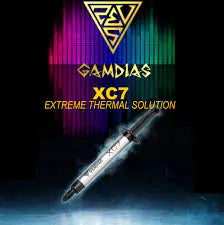 GAMDIAS XC7 EXTREME THERMAL SOLUTION 4g – Premium Aluminum Oxide-Based Solution ; -50℃~240℃ Temp Range ; 0.03 Low Impedance ; 3-in-1 Pack Application Kit | SILVER
